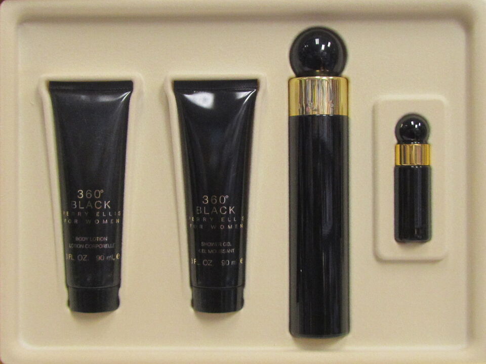 360 BLACK PERRY ELLIS GIFT SET FOR WOMEN